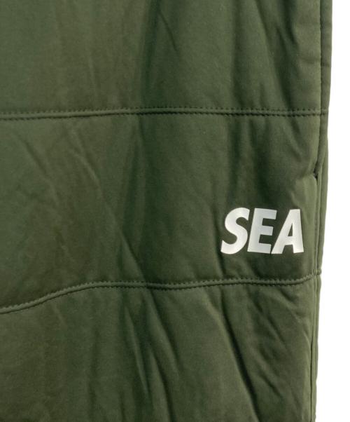 Snow peak（スノーピーク）Snow peak (スノーピーク) WIND AND SEA (ウィンダンシー) フレキシブルインサレーションパンツ グリーン サイズ:Lの古着・服飾アイテム