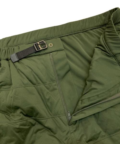 Snow peak（スノーピーク）Snow peak (スノーピーク) WIND AND SEA (ウィンダンシー) フレキシブルインサレーションパンツ グリーン サイズ:Lの古着・服飾アイテム