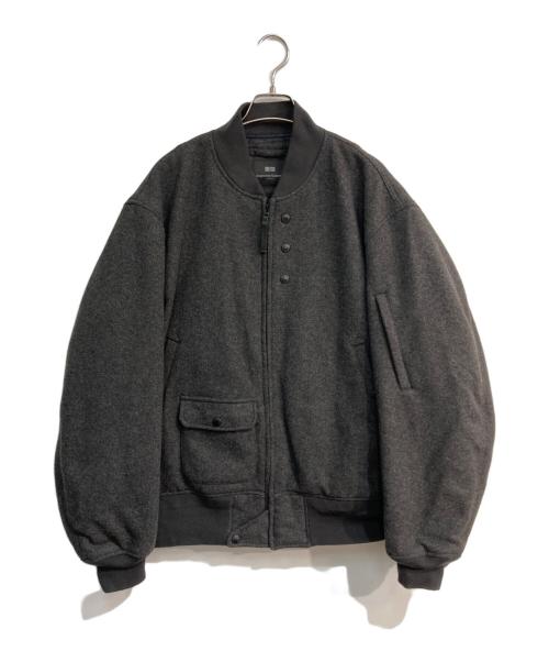 UNIQLO（ユニクロ）UNIQLO (ユニクロ) Engineered Garments (エンジニアードガーメンツ) PUFFTECH SHORT BLOUSON　海外限定　311-467597 グレー サイズ:Lの古着・服飾アイテム