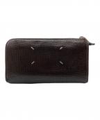 Maison Margielaメゾンマルジェラ）の古着「L字ファスナーロングウォレット」｜ブラウン