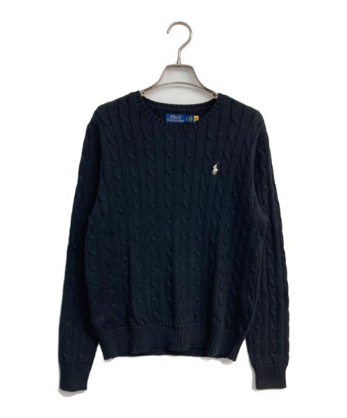 POLO RALPH LAUREN（ポロ・ラルフローレン）POLO RALPH LAUREN (ポロ・ラルフローレン) 長袖ニット　IT0394310963 ブラック サイズ:Lの古着・服飾アイテム