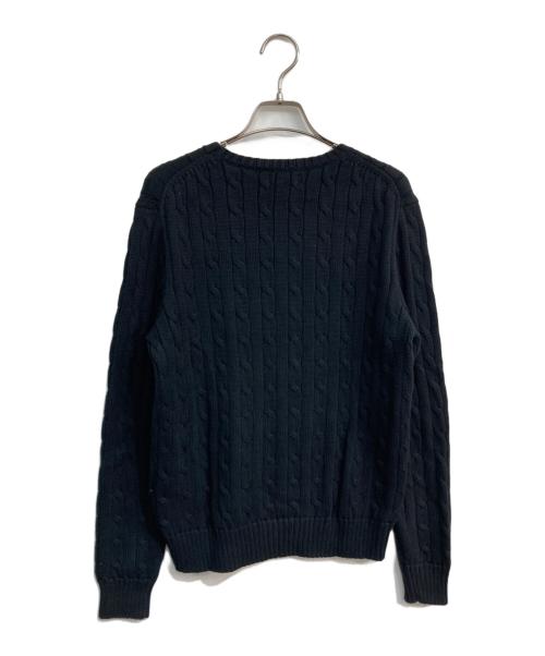 POLO RALPH LAUREN（ポロ・ラルフローレン）POLO RALPH LAUREN (ポロ・ラルフローレン) 長袖ニット　IT0394310963 ブラック サイズ:Lの古着・服飾アイテム