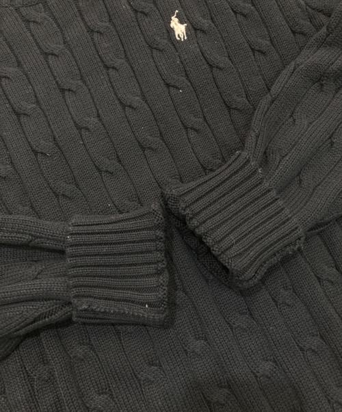 POLO RALPH LAUREN（ポロ・ラルフローレン）POLO RALPH LAUREN (ポロ・ラルフローレン) 長袖ニット　IT0394310963 ブラック サイズ:Lの古着・服飾アイテム