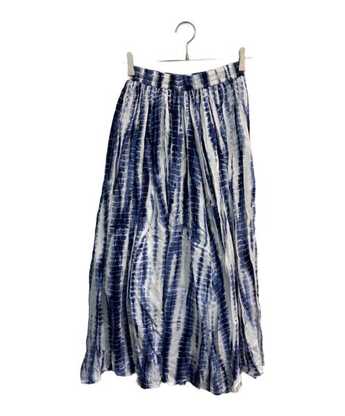MARIHA（マリハ）MARIHA (マリハ) 総柄スカート ブルー×ホワイト サイズ:-の古着・服飾アイテム