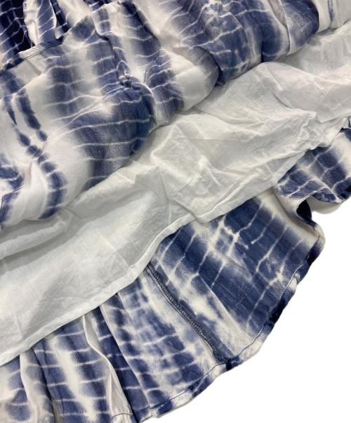 MARIHA（マリハ）MARIHA (マリハ) 総柄スカート ブルー×ホワイト サイズ:-の古着・服飾アイテム