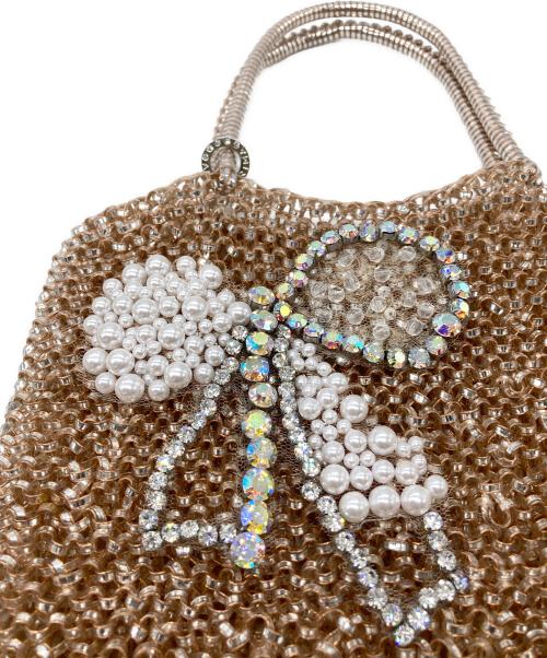 ANTEPRIMA（アンテプリマ）ANTEPRIMA (アンテプリマ) リボンワイヤーハンドバッグ ベージュの古着・服飾アイテム