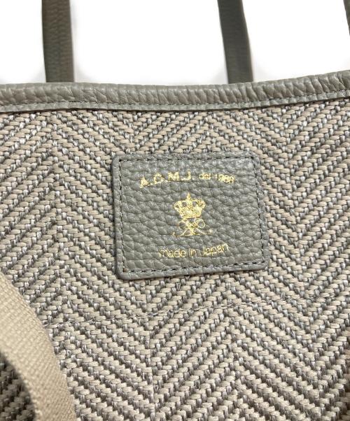 A.D.M.J.（エーディーエムジェイ）A.D.M.J. (エーディーエムジェイ) ジーペン コンクルージョントート グレーの古着・服飾アイテム