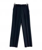 Spick and Spanスピック＆スパン）の古着「ドライダブルクロステーパードパンツ」｜ネイビー