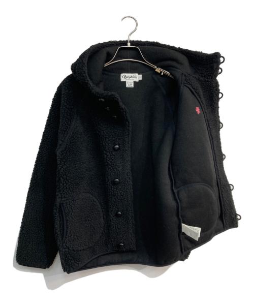 Gymphlex（ジムフレックス）Gymphlex (ジムフレックス) クルミボタンボアジャケット ブラック サイズ:14の古着・服飾アイテム