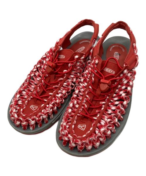 KEEN（キーン）KEEN (キーン) UNEEKサンダル レッド サイズ:30cmの古着・服飾アイテム