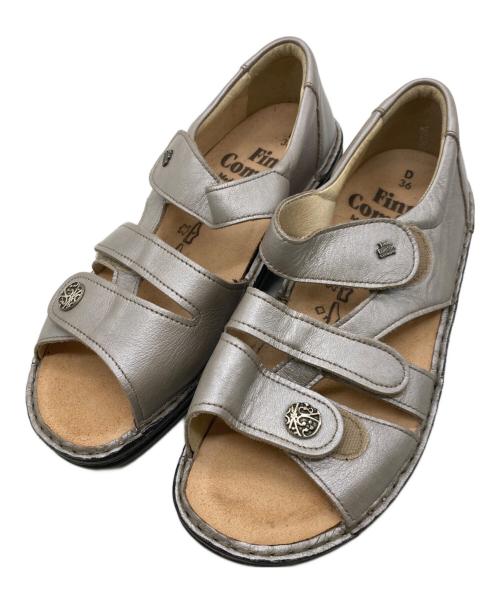 Finn Comfort（フィンコンフォート）Finn Comfort (フィンコンフォート) ストラップサンダル グレー サイズ:36の古着・服飾アイテム