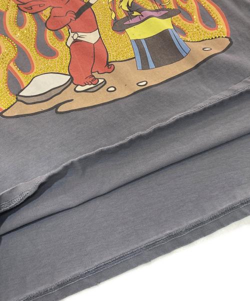 sssaint louis（セントルイス）sssaint louis (セントルイス) プリントTシャツ グレー サイズ:Mの古着・服飾アイテム