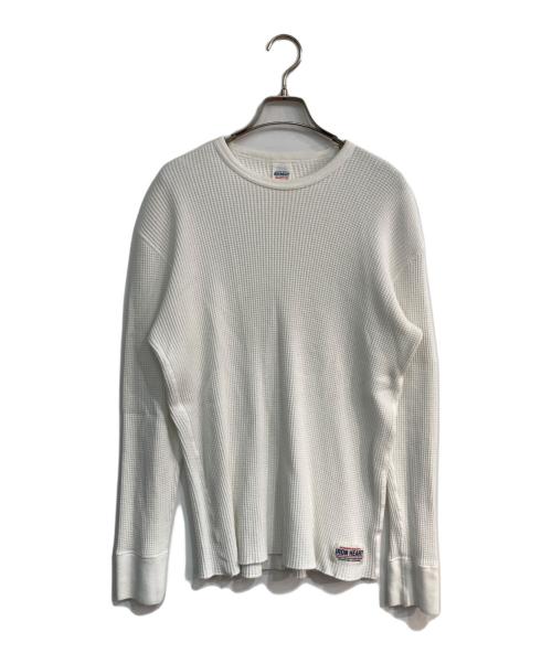 IRON HEART（アイアンハート）IRON HEART (アイアンハート) サーマルカットソー アイボリー サイズ:Lの古着・服飾アイテム