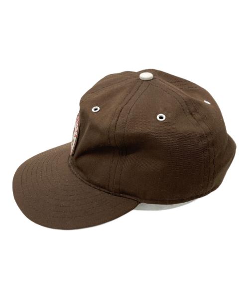 EBBETS FIELD FLANNELS（エベッツフィールドフランネルズ）EBBETS FIELD FLANNELS (エベッツフィールドフランネルズ) Centralia Cubs CAP ブラウンの古着・服飾アイテム