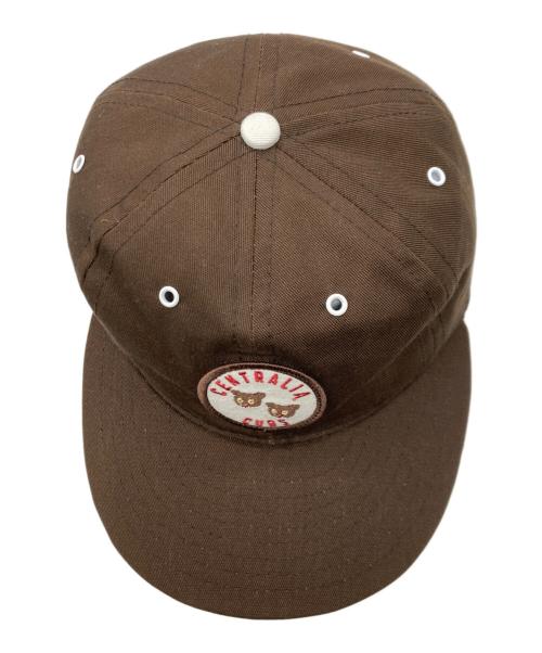EBBETS FIELD FLANNELS（エベッツフィールドフランネルズ）EBBETS FIELD FLANNELS (エベッツフィールドフランネルズ) Centralia Cubs CAP ブラウンの古着・服飾アイテム