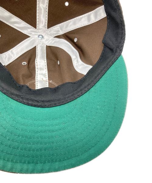 EBBETS FIELD FLANNELS（エベッツフィールドフランネルズ）EBBETS FIELD FLANNELS (エベッツフィールドフランネルズ) Centralia Cubs CAP ブラウンの古着・服飾アイテム