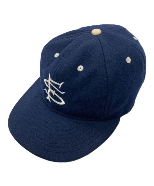 EBBETS FIELD FLANNELS（エベッツフィールドフランネルズ）EBBETS FIELD FLANNELS (エベッツフィールドフランネルズ) キャップ ネイビーの古着・服飾アイテム