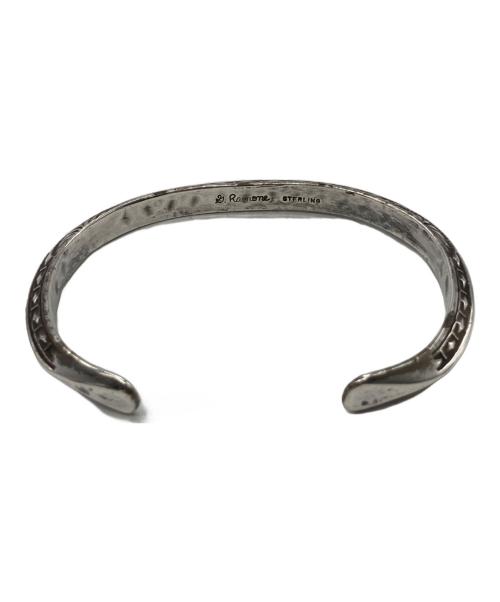 Navajo（ナバホ）NAVAJO (ナバホ) スタンプワークナローバングル シルバーの古着・服飾アイテム