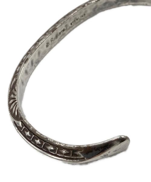 Navajo（ナバホ）NAVAJO (ナバホ) スタンプワークナローバングル シルバーの古着・服飾アイテム