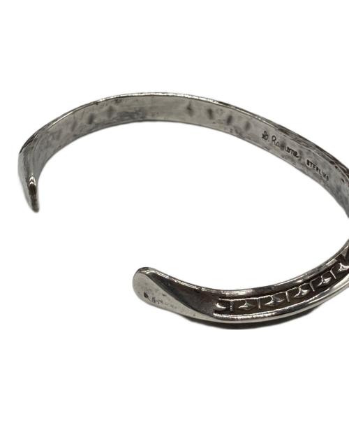 Navajo（ナバホ）NAVAJO (ナバホ) スタンプワークナローバングル シルバーの古着・服飾アイテム