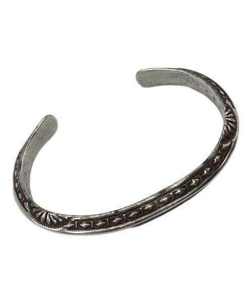 Navajo（ナバホ）NAVAJO (ナバホ) スタンプワークナローバングル シルバーの古着・服飾アイテム