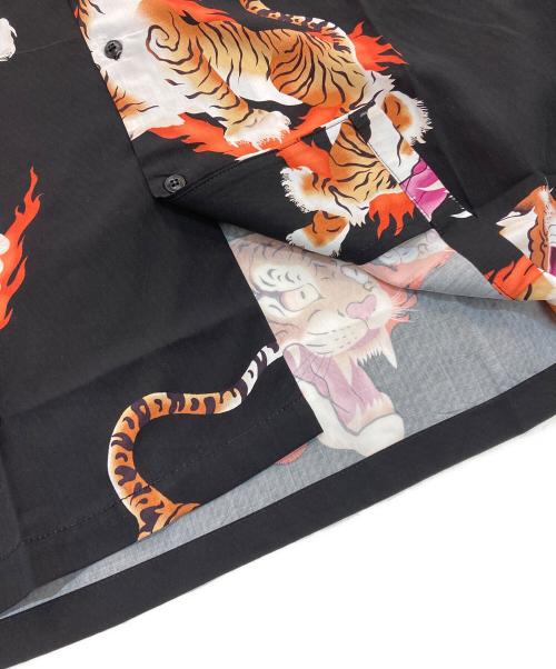 Chic Design（シックデザイン）Chic Design (シックデザイン) オープンカラーシャツ ブラック サイズ:M 未使用品の古着・服飾アイテム