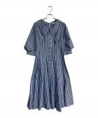 WILL SELECTIONウィルセレクション）の古着「ブラウスワンピース　08-2215100015」｜ブルー