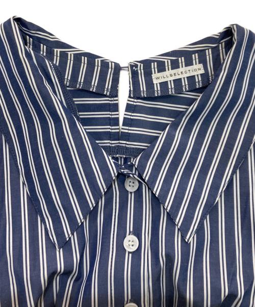 WILL SELECTION（ウィルセレクション）WILL SELECTION (ウィルセレクション) ブラウスワンピース　08-2215100015 ブルー サイズ:Mの古着・服飾アイテム