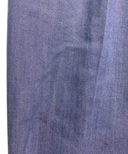 YORI（ヨリ）yori (ヨリ) デニムライクスティックパンツ インディゴ サイズ:38の古着・服飾アイテム