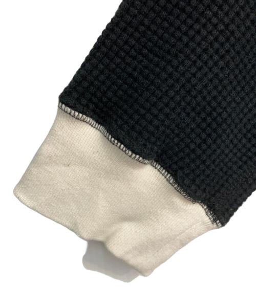 RUDE GALLERY（ルードギャラリー）RUDE GALLERY (ルードギャラリー) バックロゴ サーマル フルジップ パーカー　	20AW ブラック サイズ:3の古着・服飾アイテム