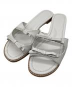 TSURU by MARIKO OIKAWAツルバイマリコオイカワ）の古着「ダブルリボンサンダル」｜ホワイト