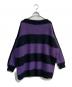 Needles (ニードルズ) MOHAIR BOAT NECK SWEATER 18AW　DI217 パープル×ブラック サイズ:S：8000円