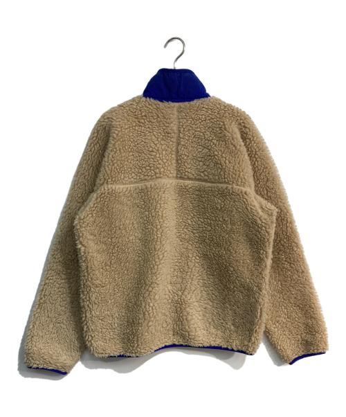 Patagonia（パタゴニア）Patagonia (パタゴニア) Classic Retro Cardigan　23024 　01年製 　USA製 ベージュ×ブルー サイズ:Mの古着・服飾アイテム