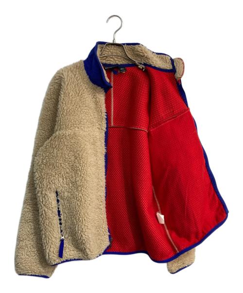 Patagonia（パタゴニア）Patagonia (パタゴニア) Classic Retro Cardigan　23024 　01年製 　USA製 ベージュ×ブルー サイズ:Mの古着・服飾アイテム