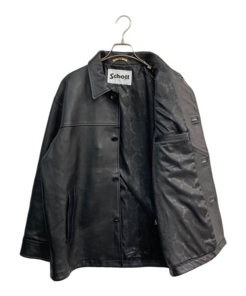Schott（ショット）Schott (ショット) BEAUTY&YOUTH (ビューティーアンドユース) CAR COAT　782-2250026 ブラック サイズ:Mの古着・服飾アイテム