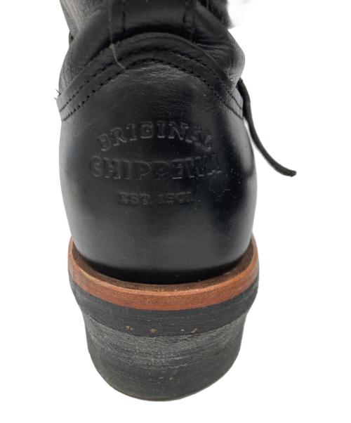 CHIPPEWA（チペワ）CHIPPEWA (チペワ) 7スティールトゥエンジニアブーツ ブラック サイズ:26cmの古着・服飾アイテム