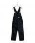 CarHartt（カーハート）の古着「RELAXED FIT DUCK BIB OVERALL　3500049300」｜ブラック
