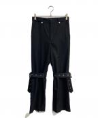 JOHN LAWRENCE SULLIVANジョン ローレンス サリバン）の古着「Wool gabardine bondage trousers」｜ネイビー