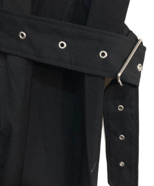 JOHN LAWRENCE SULLIVAN（ジョン ローレンス サリバン）JOHN LAWRENCE SULLIVAN (ジョン ローレンス サリバン) Wool gabardine bondage trousers ネイビー サイズ:44の古着・服飾アイテム