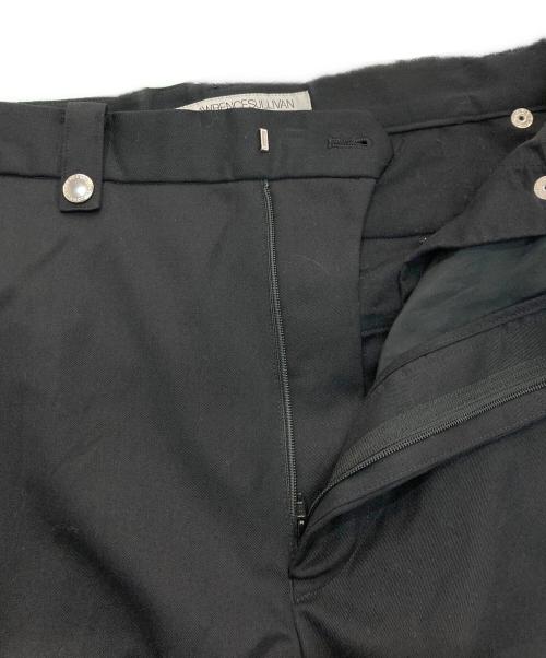 JOHN LAWRENCE SULLIVAN（ジョン ローレンス サリバン）JOHN LAWRENCE SULLIVAN (ジョン ローレンス サリバン) Wool gabardine bondage trousers ネイビー サイズ:44の古着・服飾アイテム