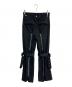JOHN LAWRENCE SULLIVAN (ジョン ローレンス サリバン) Wool gabardine bondage trousers ネイビー サイズ:44：18000円