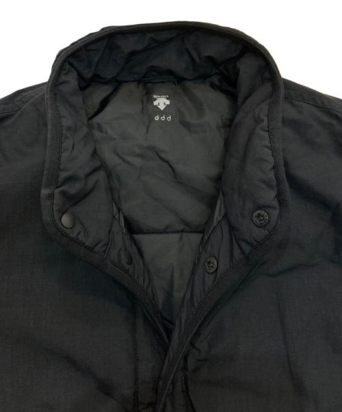 DESCENTE ddd（デサントディーディーディー）DESCENTE ddd (デサントディーディーディー) LIGHT PUFF CARDIGAN LONG JACKET　DHUSJC31 ブラック サイズ:Sの古着・服飾アイテム