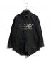 MM6 Maison Margiela（エムエムシックスメゾンマルジェラ）の古着「ナンバーロゴロングスリーブシャツ　23AW　S62DT0024」｜ブラック