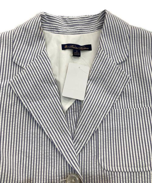 BROOKS BROTHERS（ブルックスブラザーズ）BROOKS BROTHERS (ブルックスブラザーズ) シアサッカーテーラードジャケット ブルー サイズ:2の古着・服飾アイテム