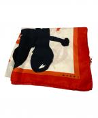 MARNIマルニ）の古着「総柄スカーフ」｜レッド