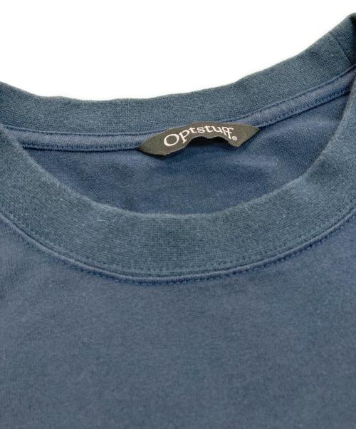 optsuff（オプトスタフ）optsuff (オプトスタフ) DRAWSTRING T-SHIRT ネイビー サイズ:Lの古着・服飾アイテム