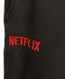 中古・古着 ENNOY (エンノイ) Netflix (ネットフリックス) スウェットパンツ ブラック サイズ:L：8000円