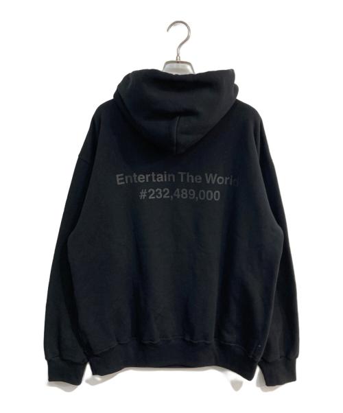 ENNOY（エンノイ）ENNOY (エンノイ) Netflix (ネットフリックス) プルオーバーパーカー　AW23BRENCT02NTL ブラック サイズ:Lの古着・服飾アイテム