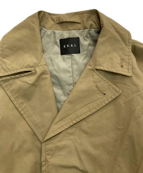 EKAL（エカル）EKAL (エカル) 撥水中綿ステンカラーコート　FE47-27S036 ベージュ サイズ:Freeの古着・服飾アイテム