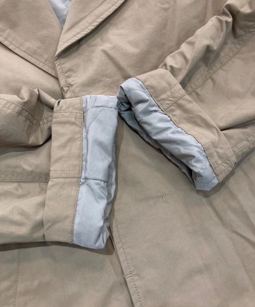 EKAL（エカル）EKAL (エカル) 撥水中綿ステンカラーコート　FE47-27S036 ベージュ サイズ:Freeの古着・服飾アイテム
